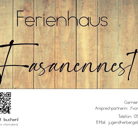 Ferienhaus Fasanennest Uelsen المظهر الخارجي الصورة